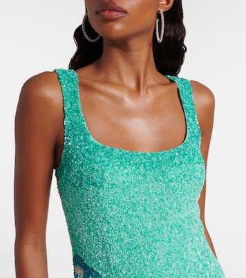 Sea embroidered minidress | Là Fuori