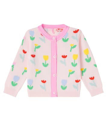 Baby floral cotton cardigan | Stella McCartney Kids