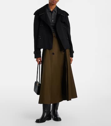 Midirock aus Gabardine | Burberry