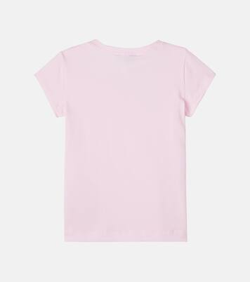 Camiseta en mezcla de algodón floral | Monnalisa