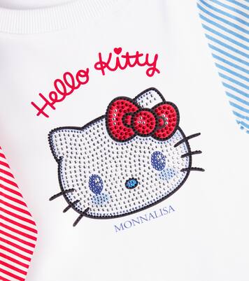 X Hello Kitty Sweatshirt aus einem Baumwollgemisch | Monnalisa