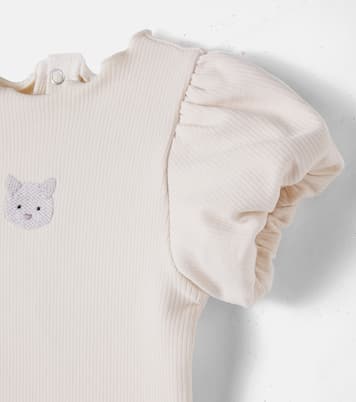 Bebé - body Nowie en mezcla de algodón bordado | Donsje
