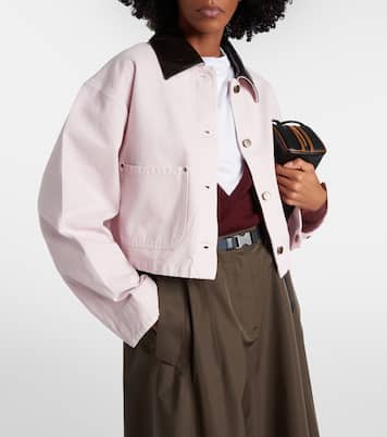 Giacca in canvas di cotone | Prada