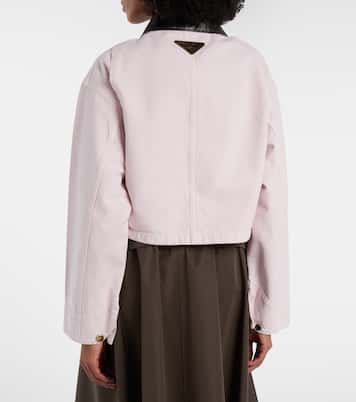 Giacca in canvas di cotone | Prada