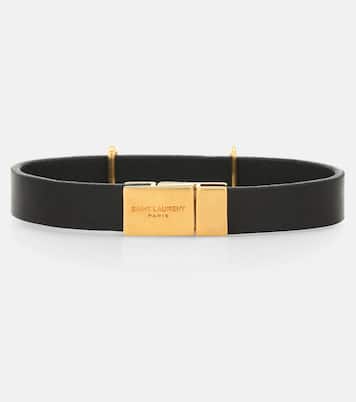 Bracciale Opyum Monogram in pelle | Saint Laurent