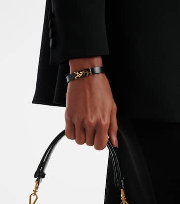 Bracciale Opyum Monogram in pelle | Saint Laurent