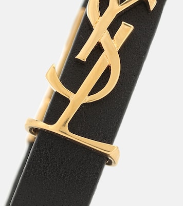 Bracciale Opyum Monogram in pelle | Saint Laurent