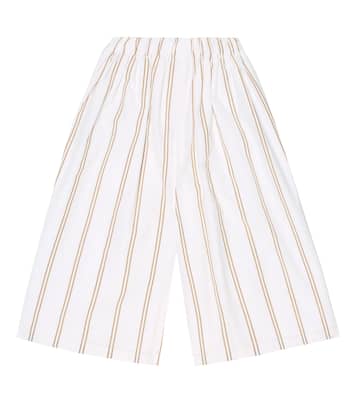 Culottes de algodón a rayas | Brunello Cucinelli Kids