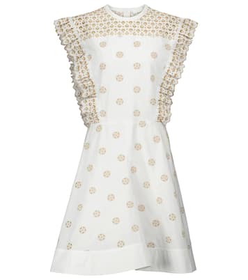 Besticktes Minikleid aus Baumwolle | Chloé