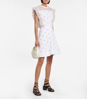 Besticktes Minikleid aus Baumwolle | Chloé