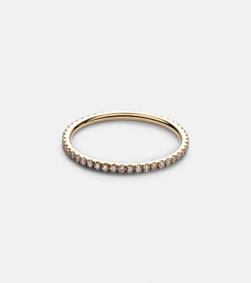 Bague Thread Band en or 18 ct et diamants | Ileana Makri