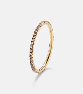 Bague Thread Band en or 18 ct et diamants | Ileana Makri