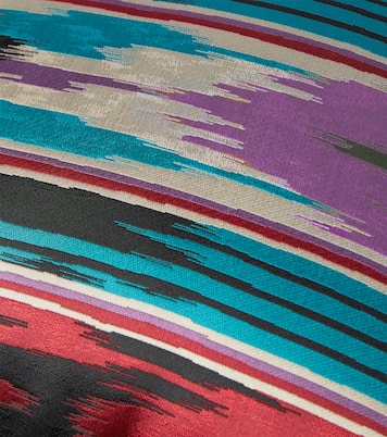 Cuscino in jacquard con frange | Etro