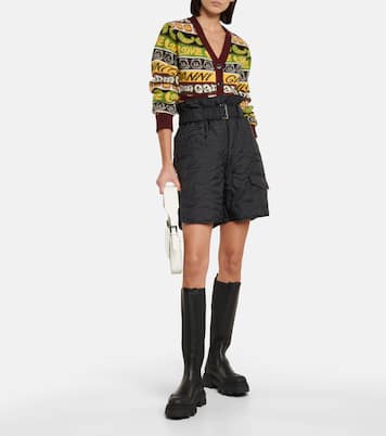 Leather knee-high boots | Ganni