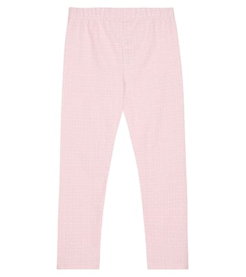 Logo cotton leggings | Givenchy Kids