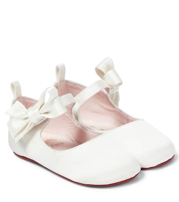 Bébé – Ballerines Lou Babe en satin | Christian Louboutin Kids