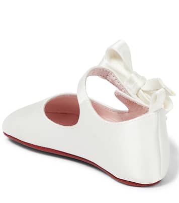 Bébé – Ballerines Lou Babe en satin | Christian Louboutin Kids