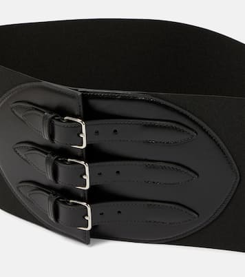 Buckled leather corset belt | Alaïa