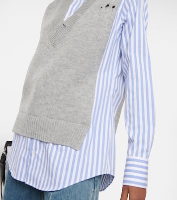 Chemise et pull sans manches Hybrid en coton | Maison Margiela