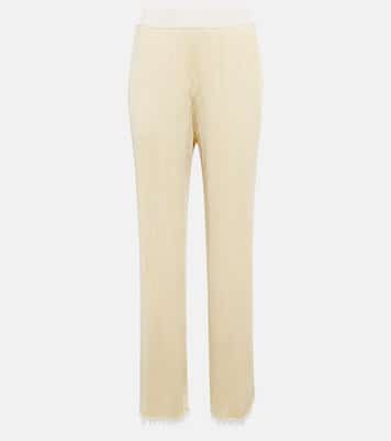 Pantalones anchos Lucero plisados | The Row