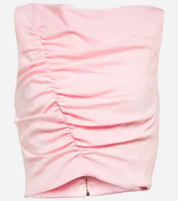 Ruched crop top | Versace