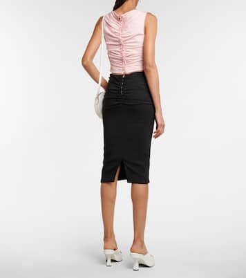 Ruched crop top | Versace