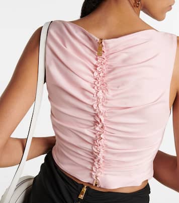 Ruched crop top | Versace