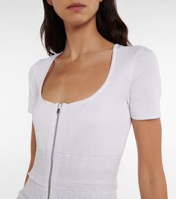 Miniabito in maglia con zip | Alaïa