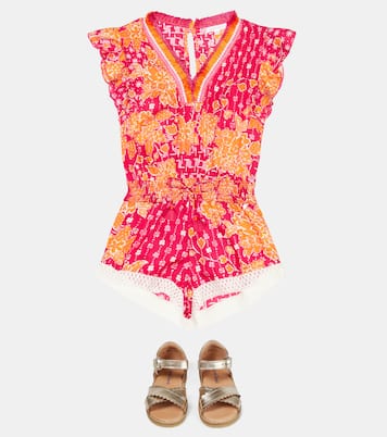 Sasha floral playsuit | Poupette St Barth Kids