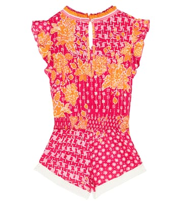 Sasha floral playsuit | Poupette St Barth Kids