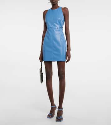 Minikleid Layan aus Lederimitat | Nanushka