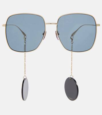 Gafas de sol cuadradas con adornos | Gucci