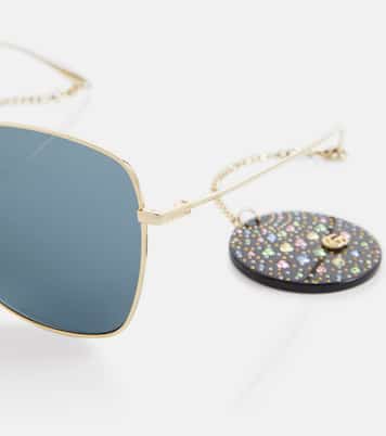 Gafas de sol cuadradas con adornos | Gucci
