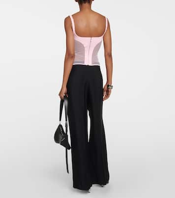 Bustier con mesh | Mugler