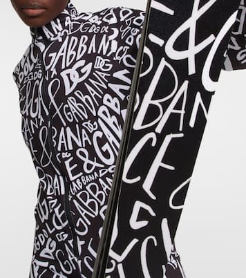 Traje de esquí estampado con logo | Dolce&Gabbana