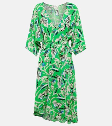Eloise faux-wrap midi dress | Diane von Furstenberg
