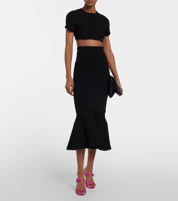 Gaia satin mules | Victoria Beckham