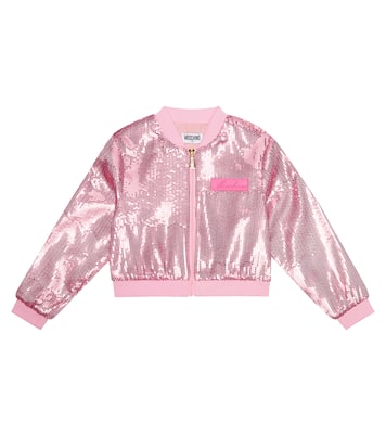 Bomberjacke mit Pailletten | Moschino Kids