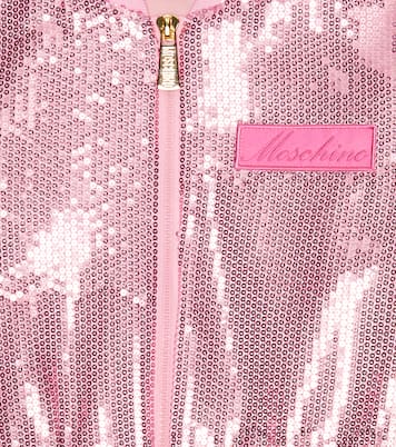 Bomberjacke mit Pailletten | Moschino Kids