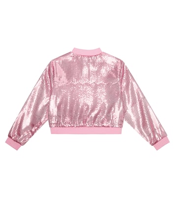 Bomberjacke mit Pailletten | Moschino Kids