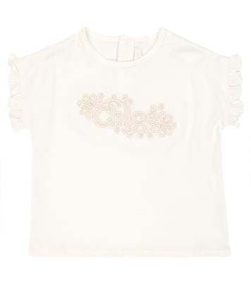 Bébé – T-shirt en coton à logo | Chloé Kids