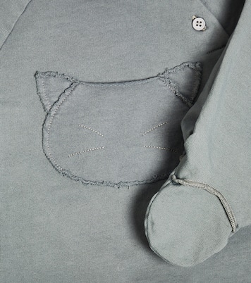 Baby cotton shirt and pants set | Il Gufo
