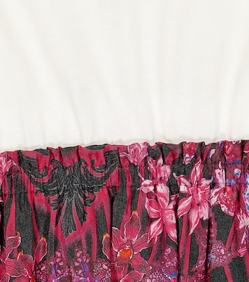 Kleid Orchid Barocco aus Baumwolle | Versace Kids