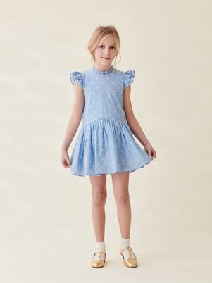 Bedrucktes Kleid Rita aus Baumwolle | La Coqueta