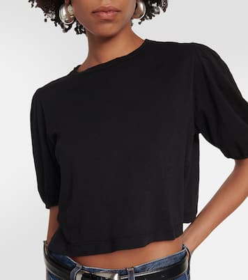 Hilary cotton blend top | Velvet