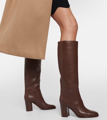 Santiago knee-high leather boots | Gianvito Rossi