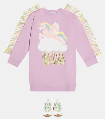 Robe imprimée en coton | Stella McCartney Kids