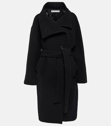 Double-breasted wool-blend coat | Acne Studios