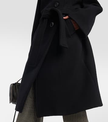 Double-breasted wool-blend coat | Acne Studios