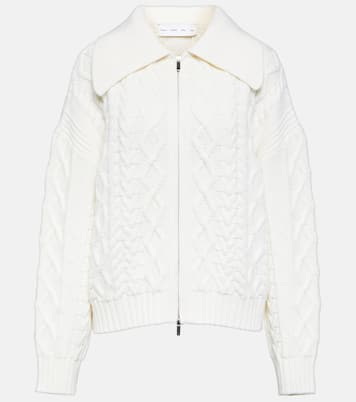 White Label - Cardigan in lana a trecce | Proenza Schouler
